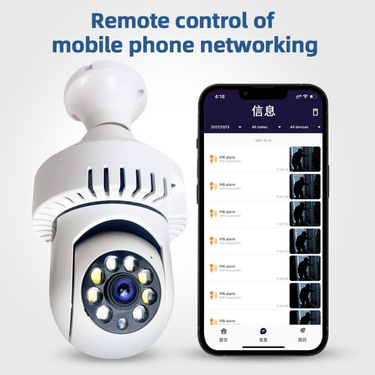 DP36 1080P Smoke Alarm Bulb WiFi Camera, Support IR Night Vision / Motion Detection / Two-way Voice, DP36 DP36 1080P Smoke Alarm Bulb WiFi Camera, Support IR Night Vision / Motion Detection / Two-way Voice, DP36
